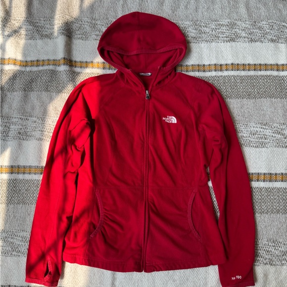 The North Face Women's Red Fleece Jacket - Picture 1 of 6